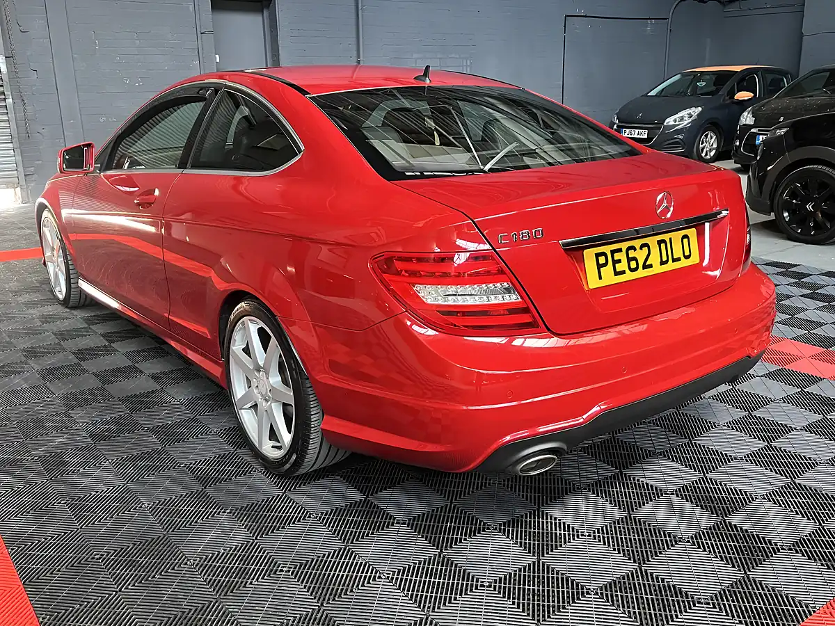 Used 2012 Mercedes-Benz C Class AMG Sport Red - Interior and Exterior details 8