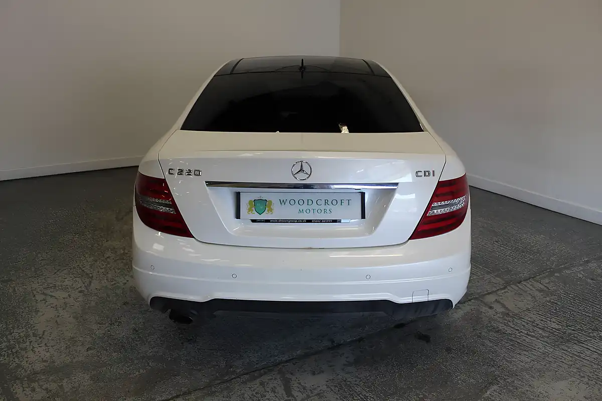 Used 2012 Mercedes-Benz C Class AMG Sport White - Interior and Exterior details 10