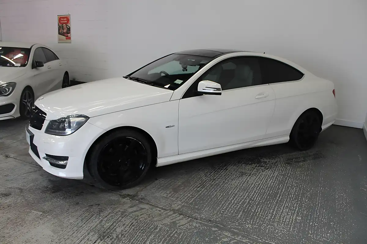 Used 2012 Mercedes-Benz C Class AMG Sport White - Interior and Exterior details 4