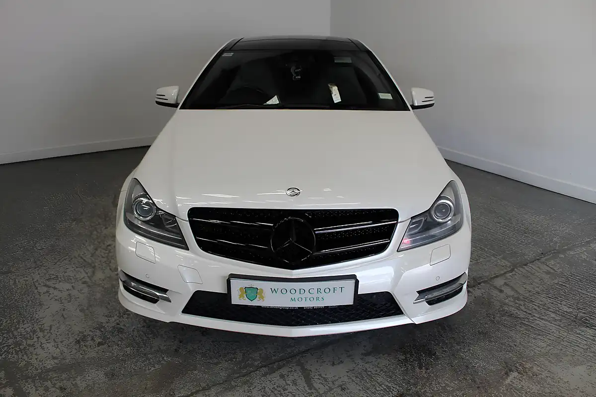 Used 2012 Mercedes-Benz C Class AMG Sport White - Interior and Exterior details 9