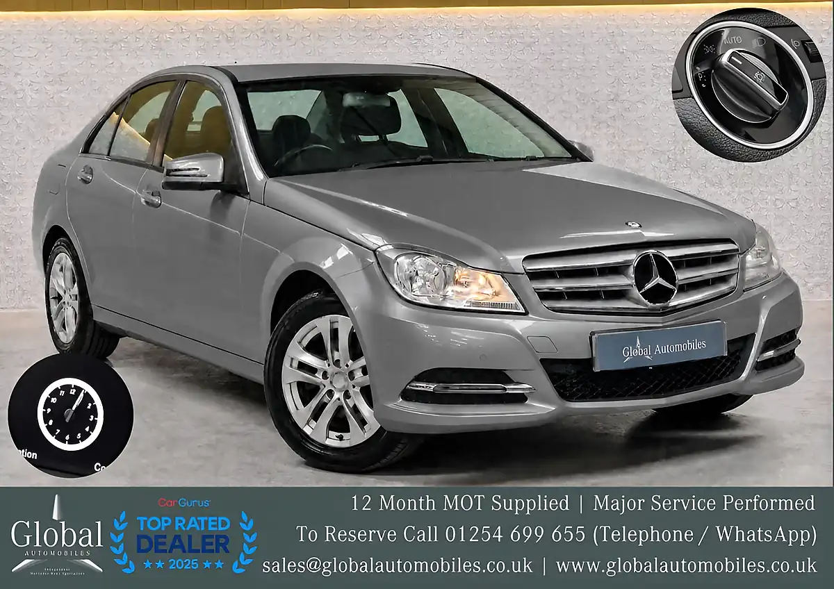 Used 2012 Mercedes-Benz C Class Executive Se Palladium Silver - Interior and Exterior details 3