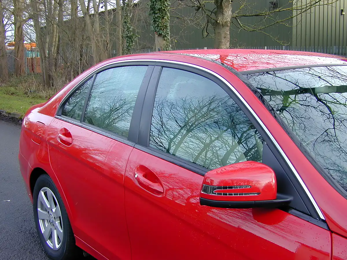 Used 2012 Mercedes-Benz C Class Se Blue Efficiency Fire Opal Red - Interior and Exterior details 10