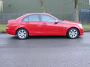 Used 2012 Mercedes-Benz C Class Se Blue Efficiency Fire Opal Red - Interior and Exterior details 2