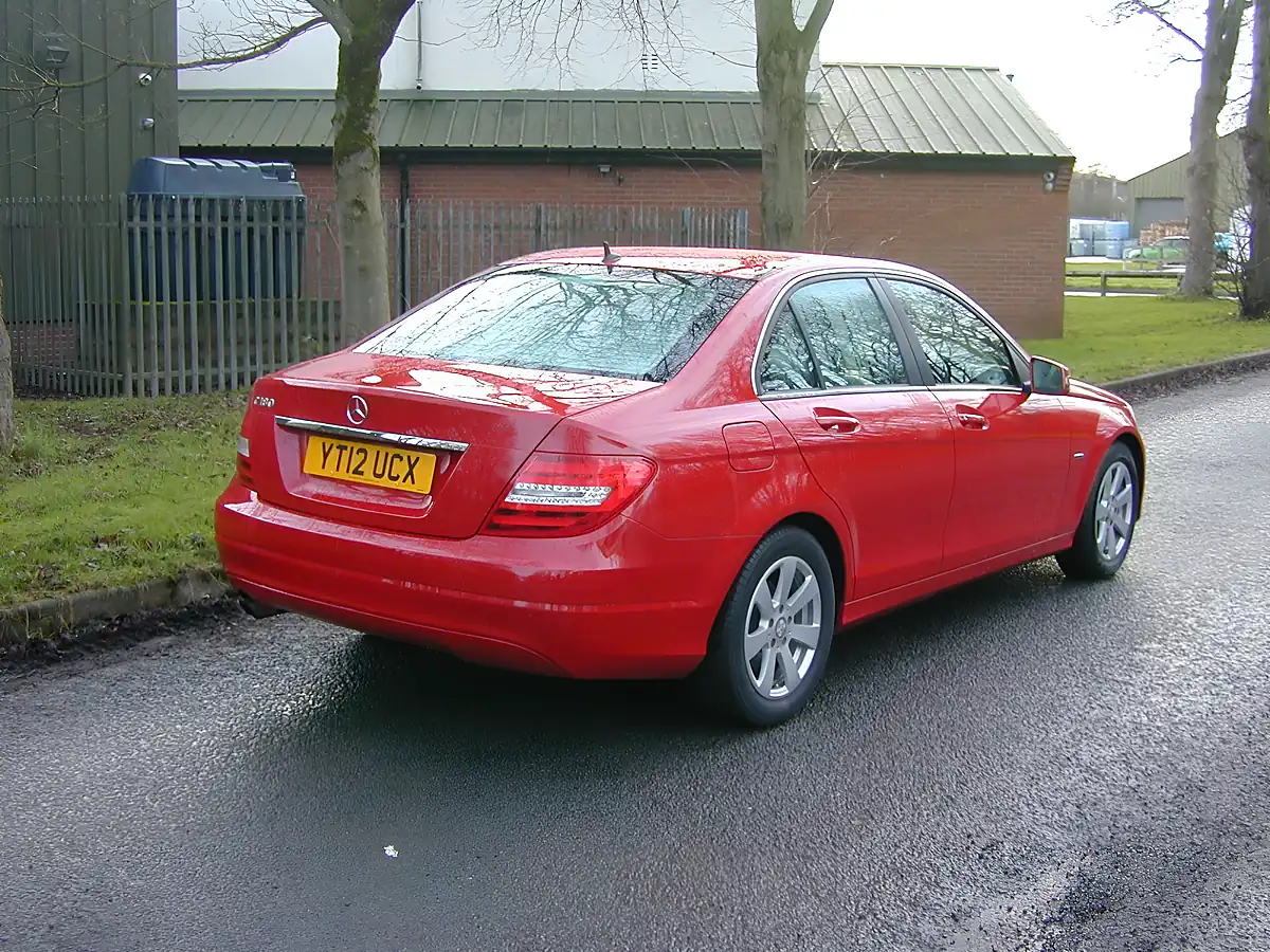 Used 2012 Mercedes-Benz C Class Se Blue Efficiency Fire Opal Red - Interior and Exterior details 3