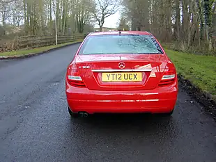 Used 2012 Mercedes-Benz C Class Se Blue Efficiency Fire Opal Red - Interior and Exterior details 5