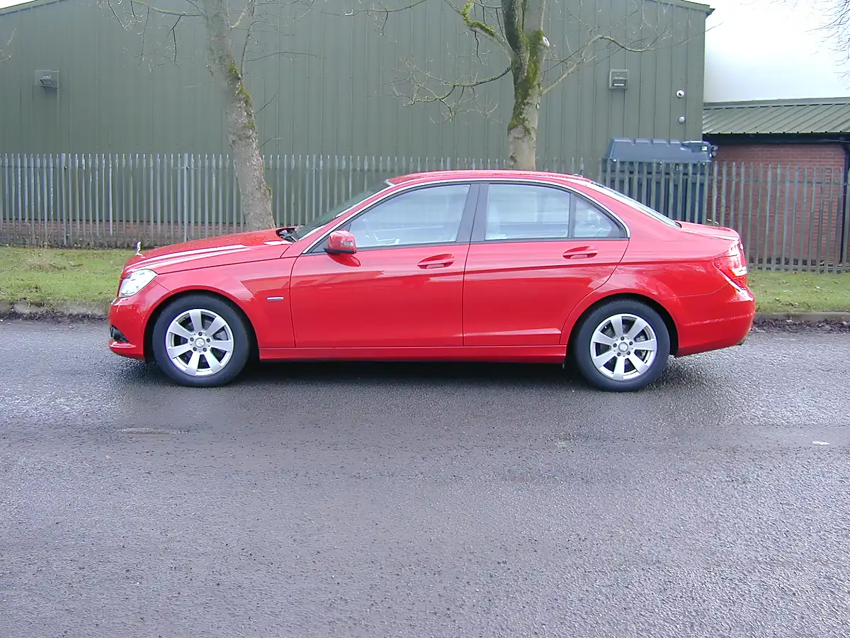 Used 2012 Mercedes-Benz C Class Se Blue Efficiency Fire Opal Red - Interior and Exterior details 7