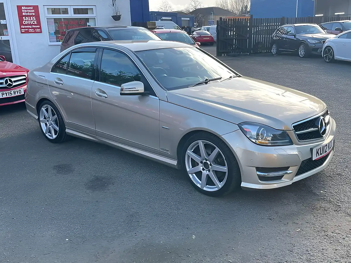 Used 2012 Mercedes-Benz C Class Sport Beige - Interior and Exterior details 10