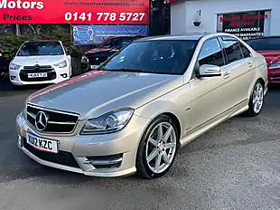 Used 2012 Mercedes-Benz C Class Sport Beige - Interior and Exterior details 4