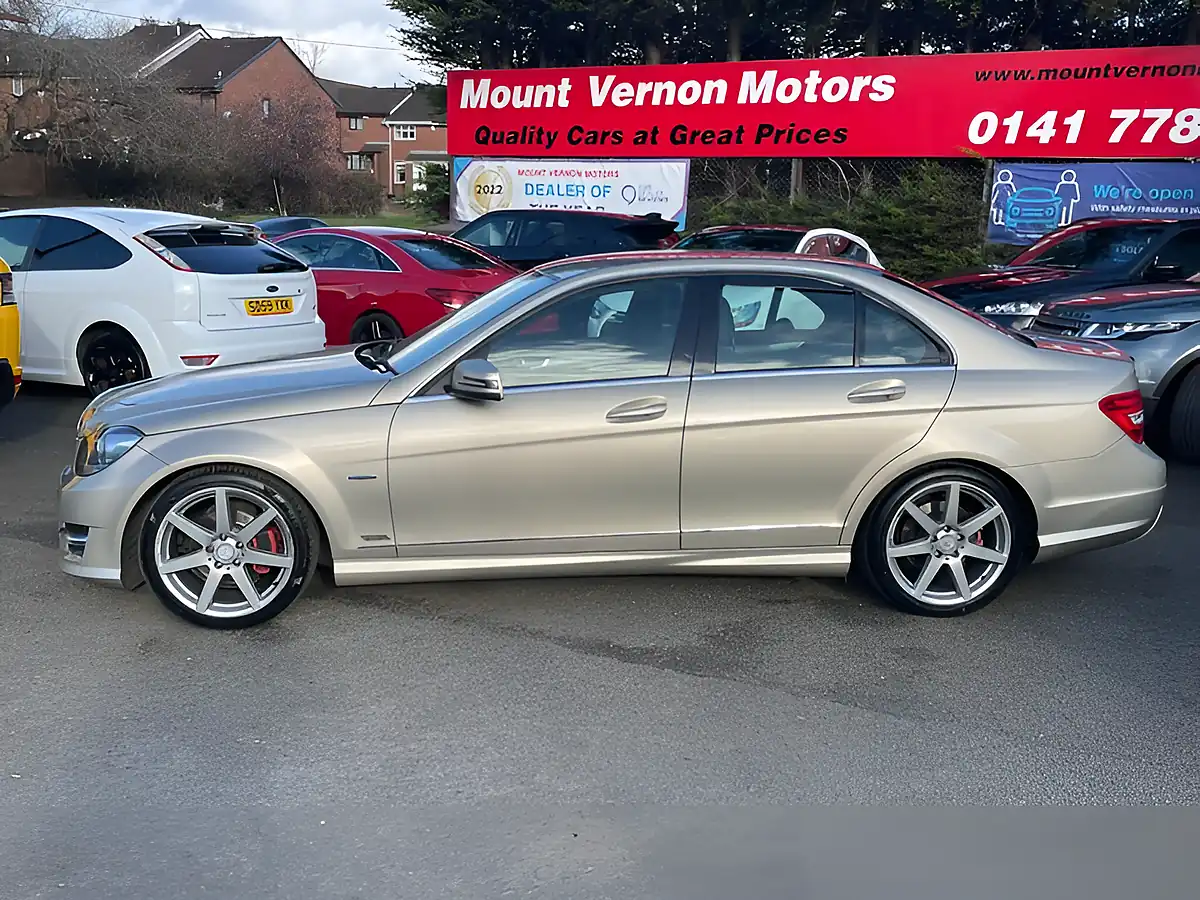 Used 2012 Mercedes-Benz C Class Sport Beige - Interior and Exterior details 5
