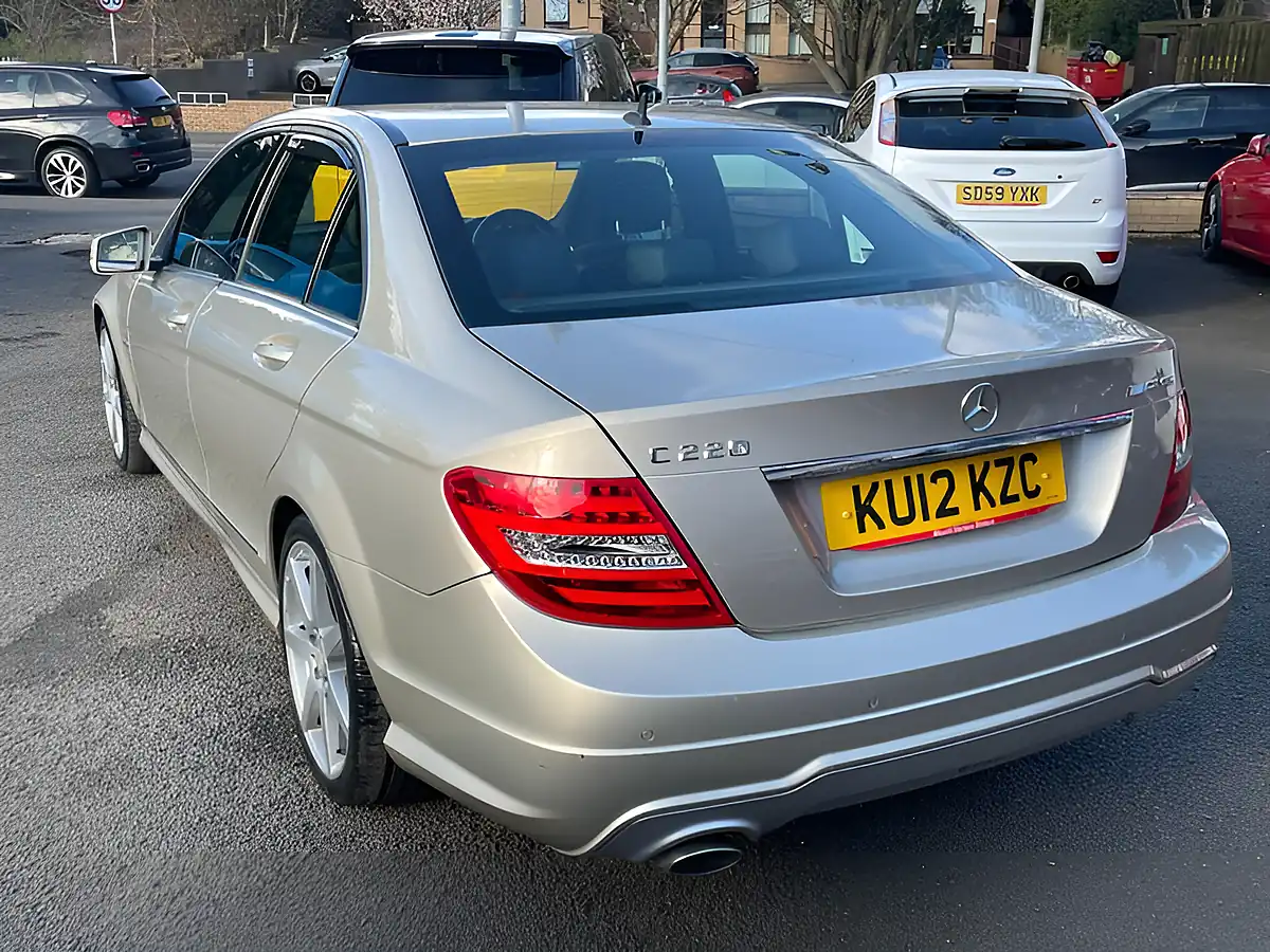 Used 2012 Mercedes-Benz C Class Sport Beige - Interior and Exterior details 6