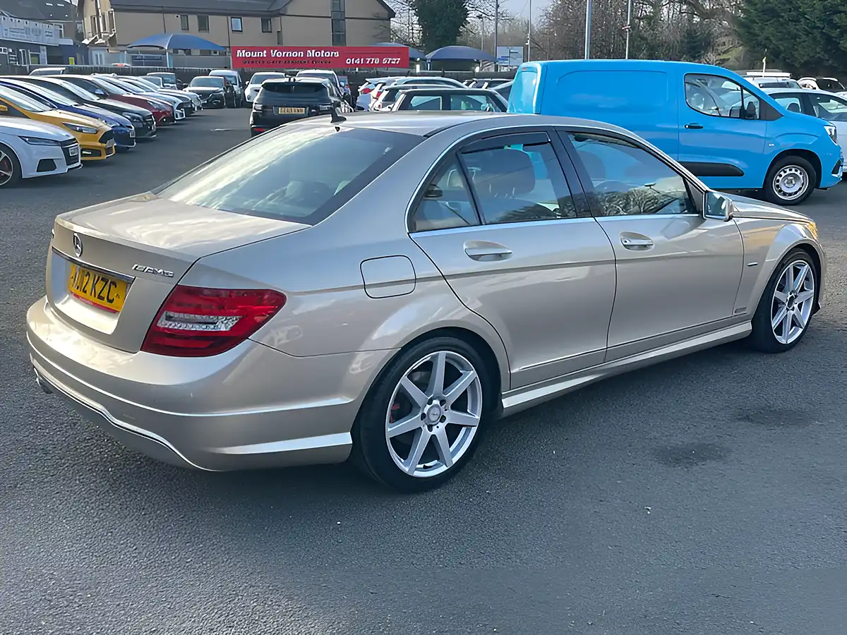 Used 2012 Mercedes-Benz C Class Sport Beige - Interior and Exterior details 8