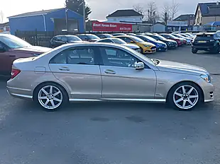 Used 2012 Mercedes-Benz C Class Sport Beige - Interior and Exterior details 9