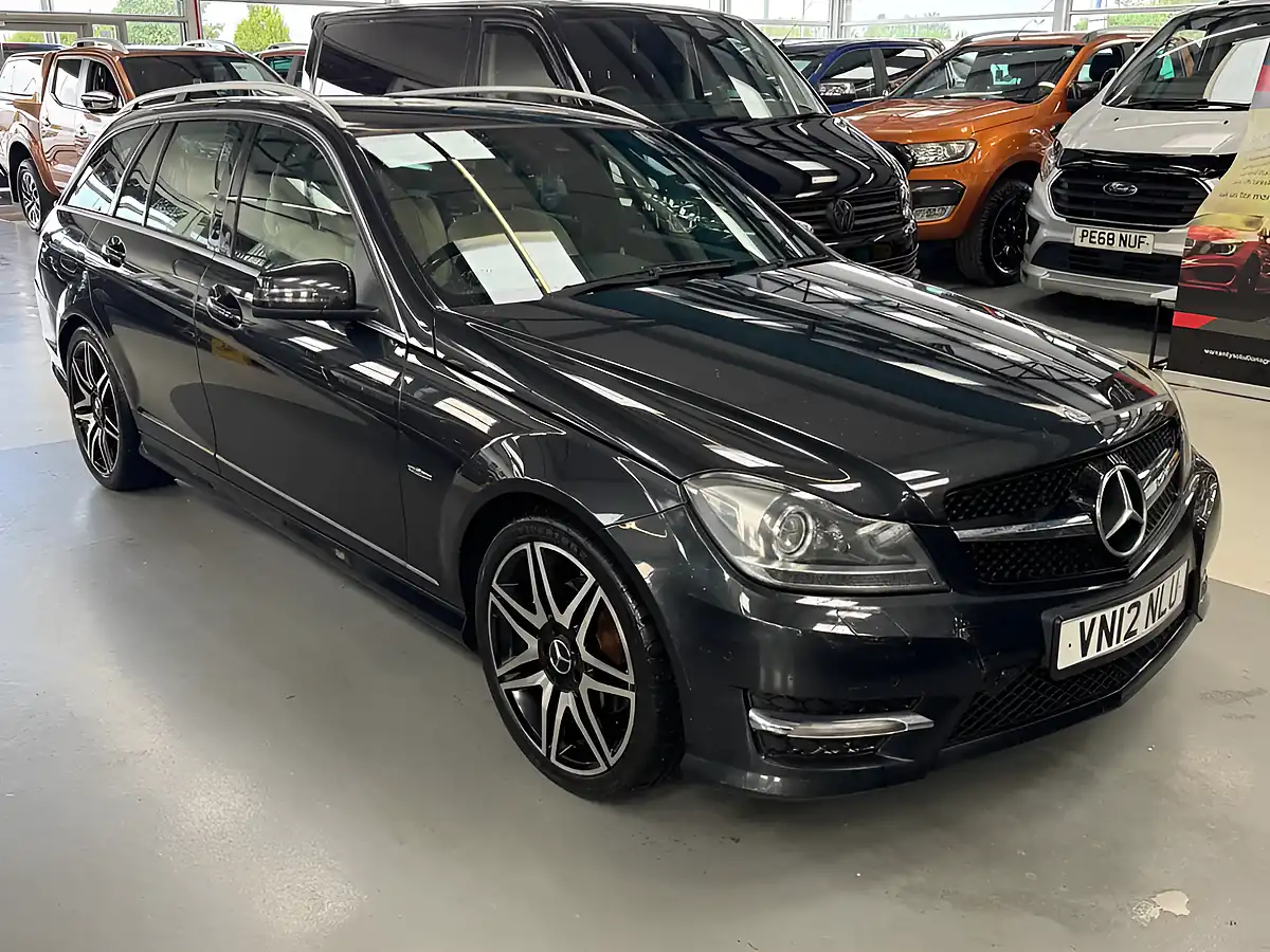 Used 2012 Mercedes-Benz C Class Sport Black - Front View