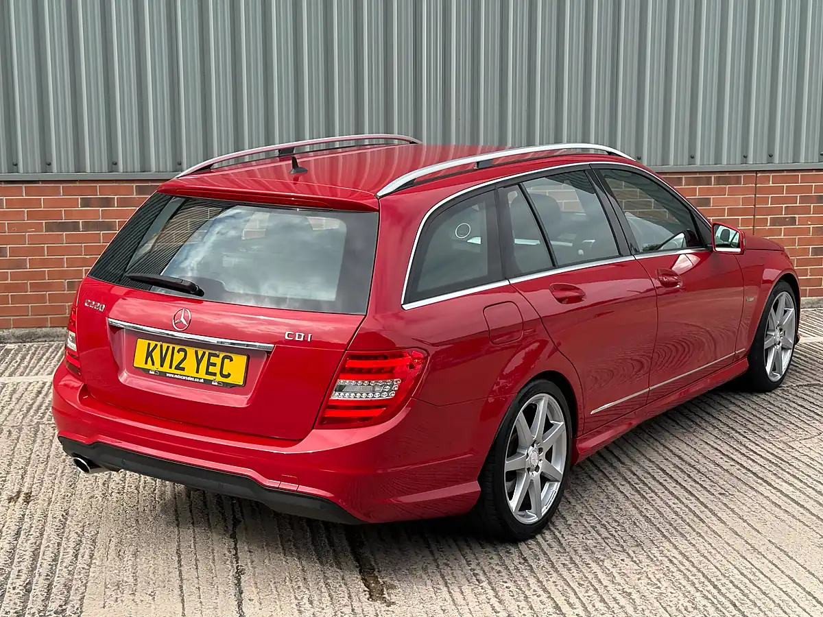 Used 2012 Mercedes-Benz C Class Sport Red - Interior and Exterior details 10