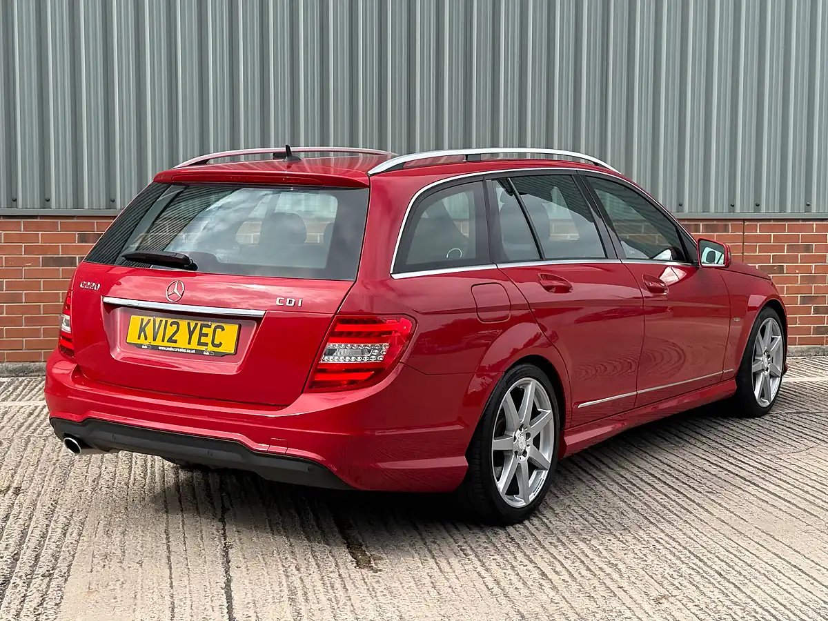 Used 2012 Mercedes-Benz C Class Sport Red - Interior and Exterior details 11