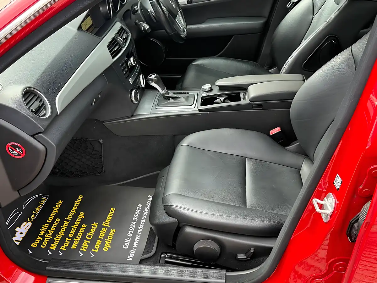 Used 2012 Mercedes-Benz C Class Sport Red - Interior and Exterior details 17