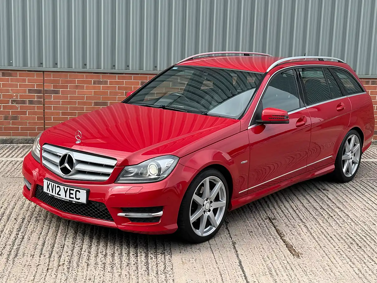 Used 2012 Mercedes-Benz C Class Sport Red - Interior and Exterior details 5