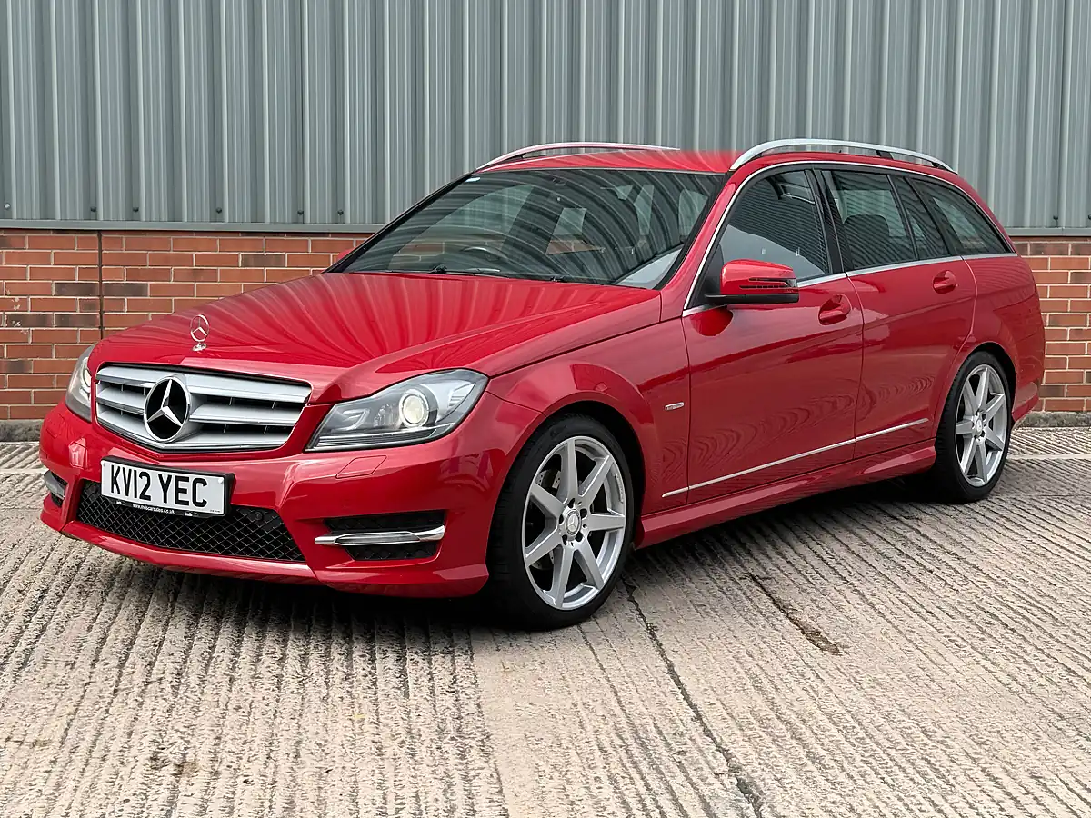 Used 2012 Mercedes-Benz C Class Sport Red - Interior and Exterior details 6