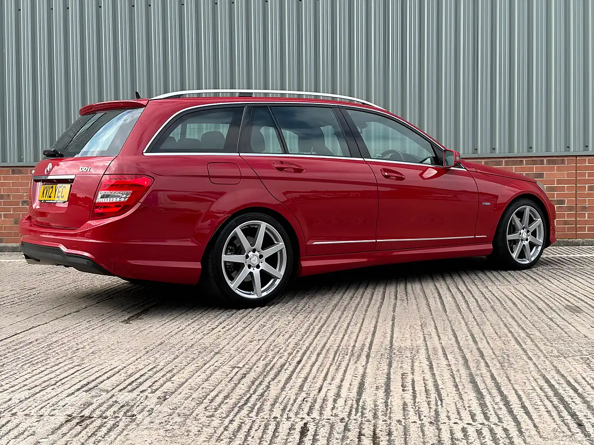 Used 2012 Mercedes-Benz C Class Sport Red - Interior and Exterior details 9