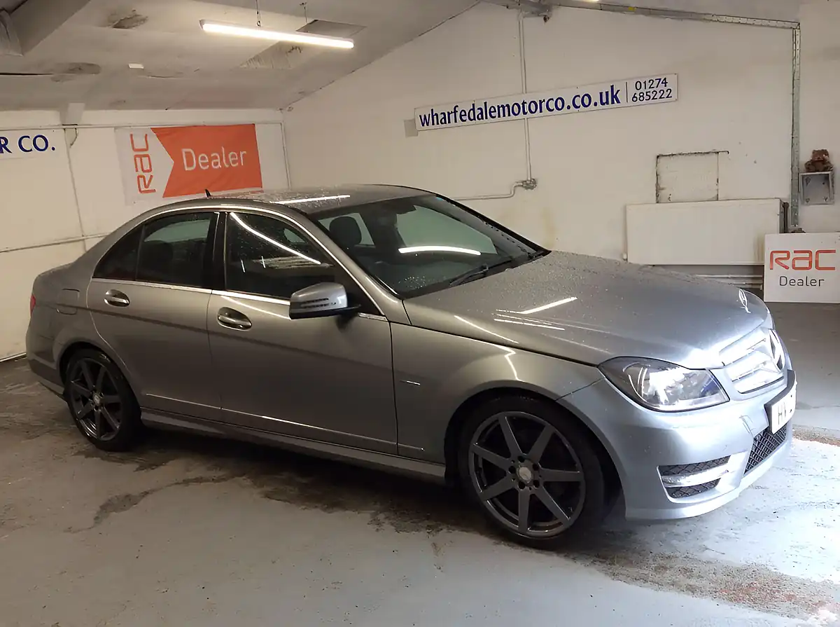 Used 2012 Mercedes-Benz C Class Sport Silver - Front View