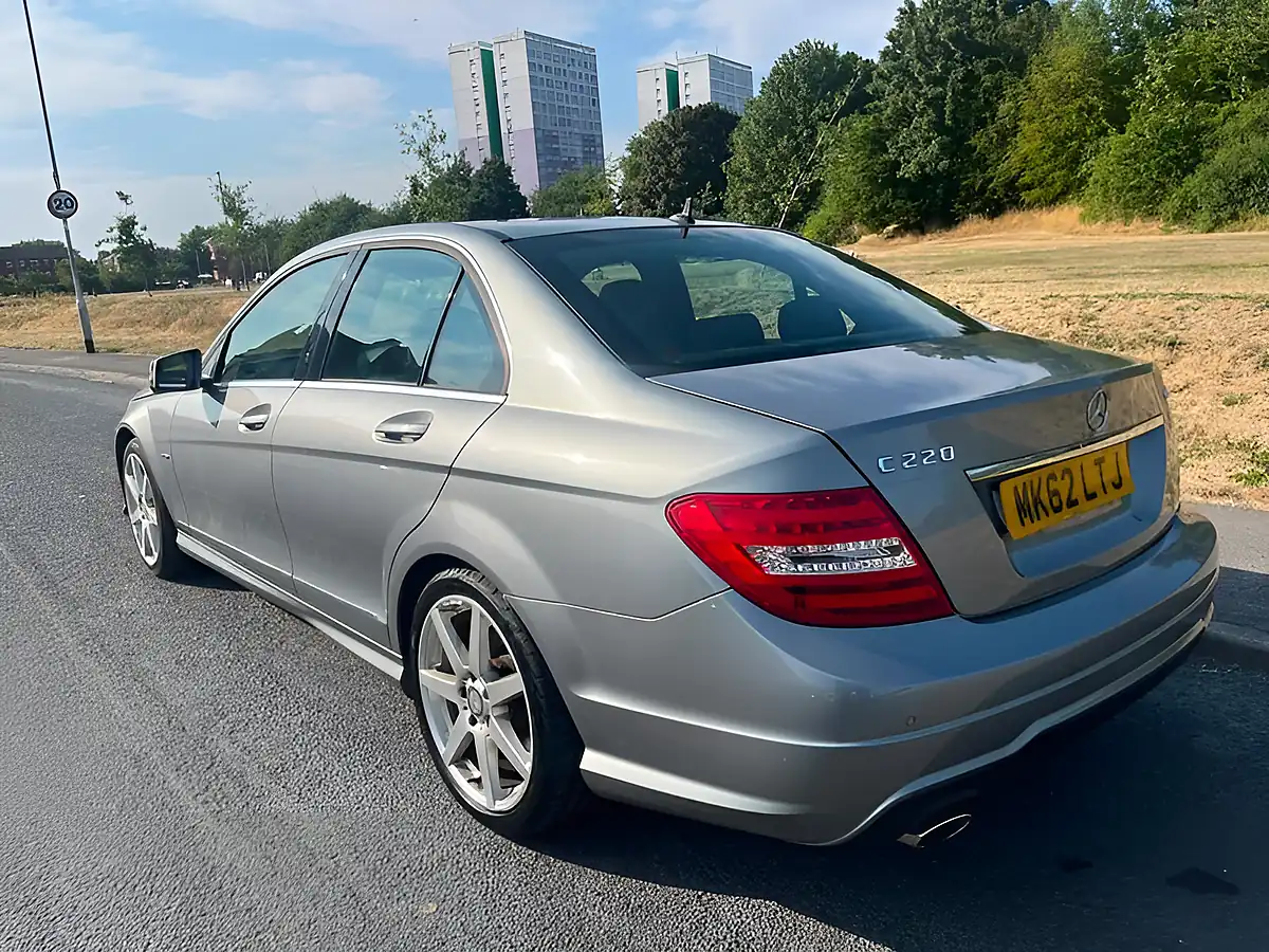 Used 2012 Mercedes-Benz C Class Sport Silver - Interior and Exterior details 3