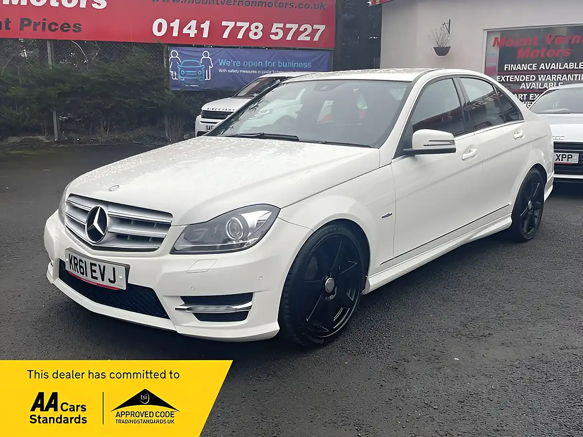 Used 2012 Mercedes-Benz C Class Sport White - Front View