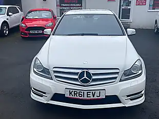 Used 2012 Mercedes-Benz C Class Sport White - Interior and Exterior details 11