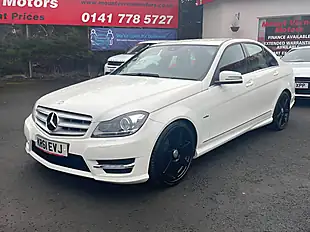 Used 2012 Mercedes-Benz C Class Sport White - Interior and Exterior details 4