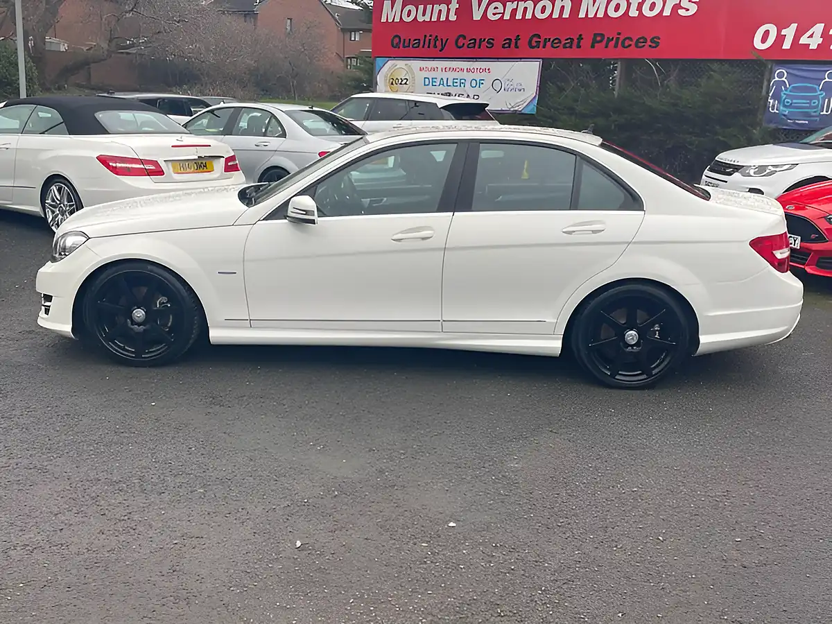 Used 2012 Mercedes-Benz C Class Sport White - Interior and Exterior details 5