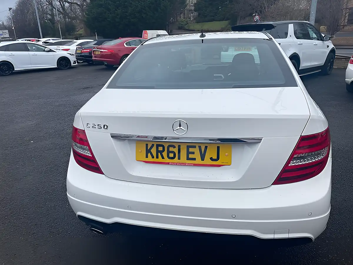 Used 2012 Mercedes-Benz C Class Sport White - Interior and Exterior details 7