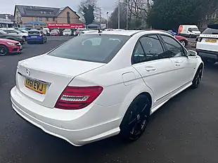 Used 2012 Mercedes-Benz C Class Sport White - Interior and Exterior details 8
