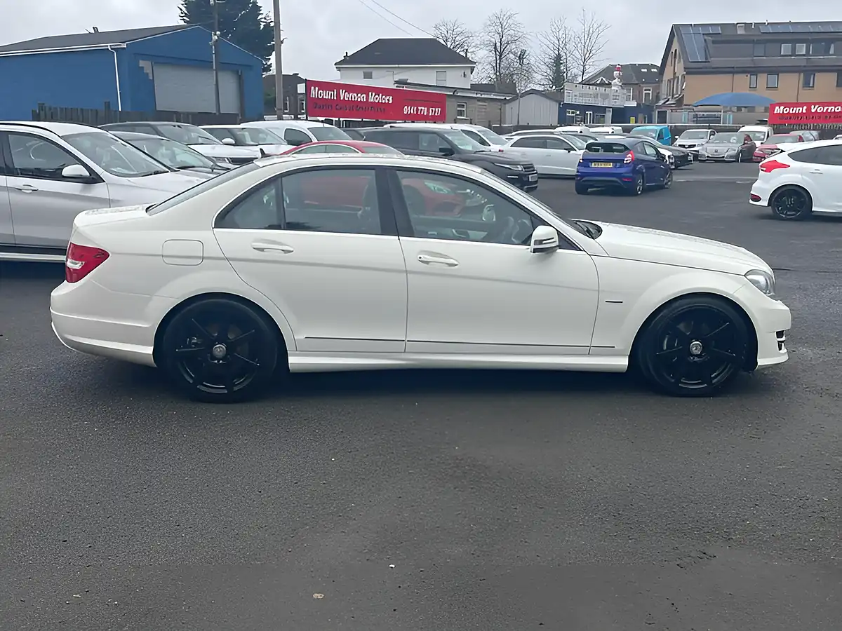 Used 2012 Mercedes-Benz C Class Sport White - Interior and Exterior details 9