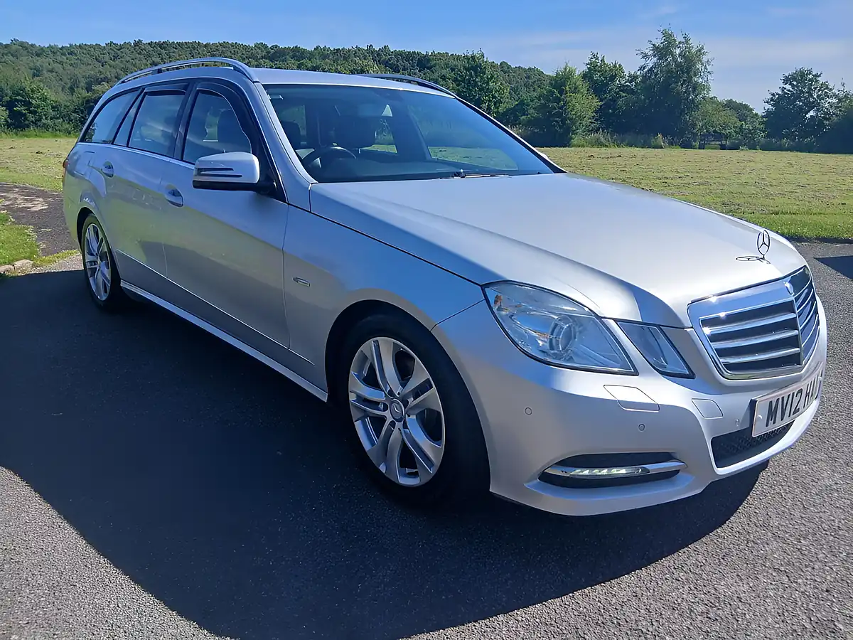 Used 2012 Mercedes-Benz E Class Executive Se Silver - Front View