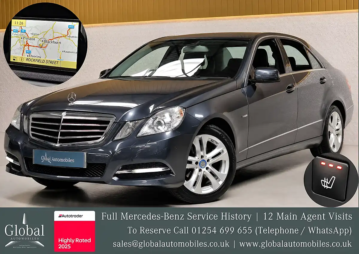 Used 2012 Mercedes-Benz E-Class Executive Se Tenorite Grey - Front View