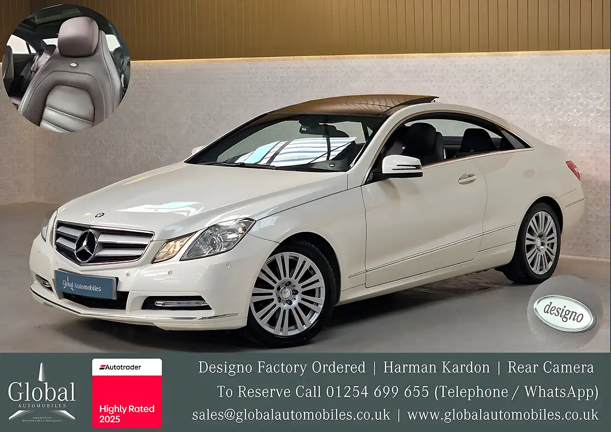 Used 2012 Mercedes-Benz E-Class Se Designo Diamond White - Front View