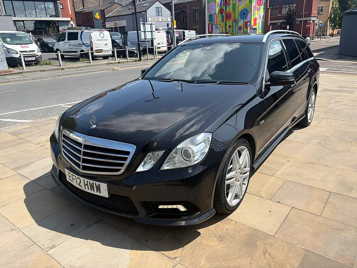 Used 2012 Mercedes-Benz E Class Sport Black - Front View