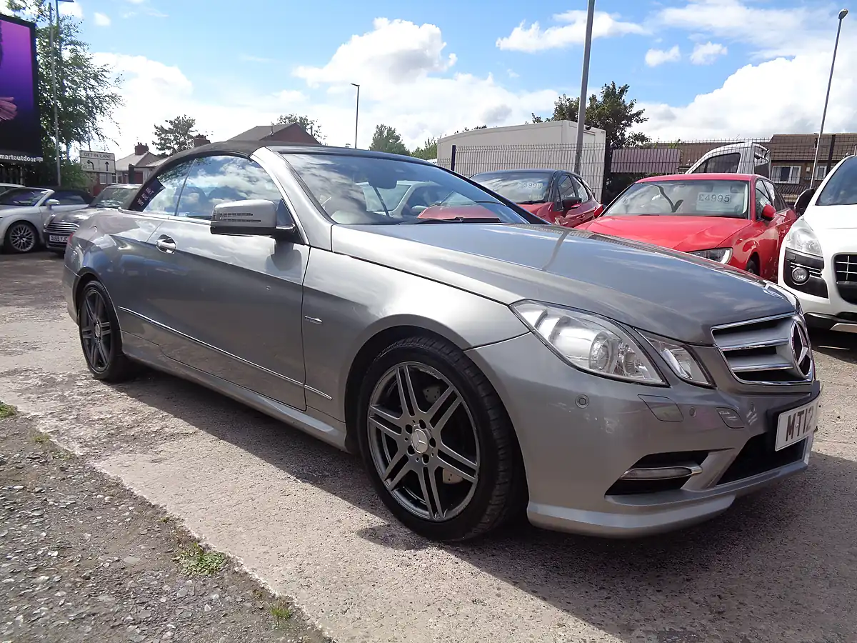 Used 2012 Mercedes-Benz E Class Sport Cabriolet Silver - Interior and Exterior details 3