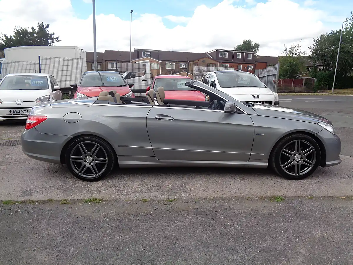 Used 2012 Mercedes-Benz E Class Sport Cabriolet Silver - Interior and Exterior details 4