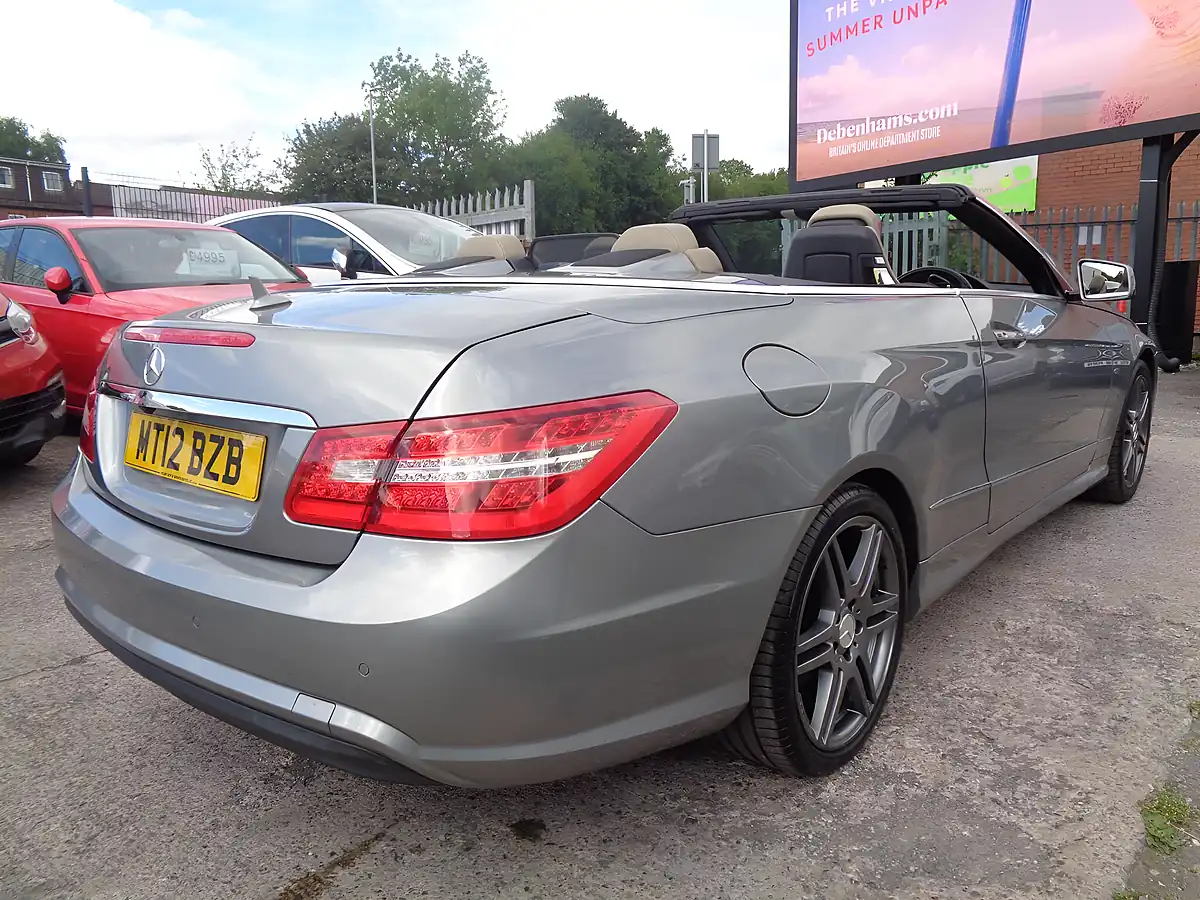 Used 2012 Mercedes-Benz E Class Sport Cabriolet Silver - Interior and Exterior details 5