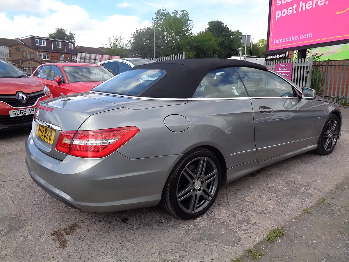 Used 2012 Mercedes-Benz E Class Sport Cabriolet Silver - Interior and Exterior details 6