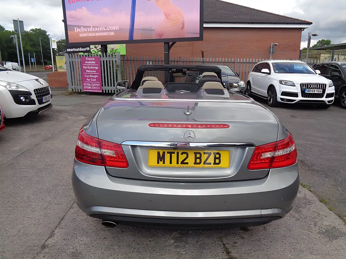 Used 2012 Mercedes-Benz E Class Sport Cabriolet Silver - Interior and Exterior details 7