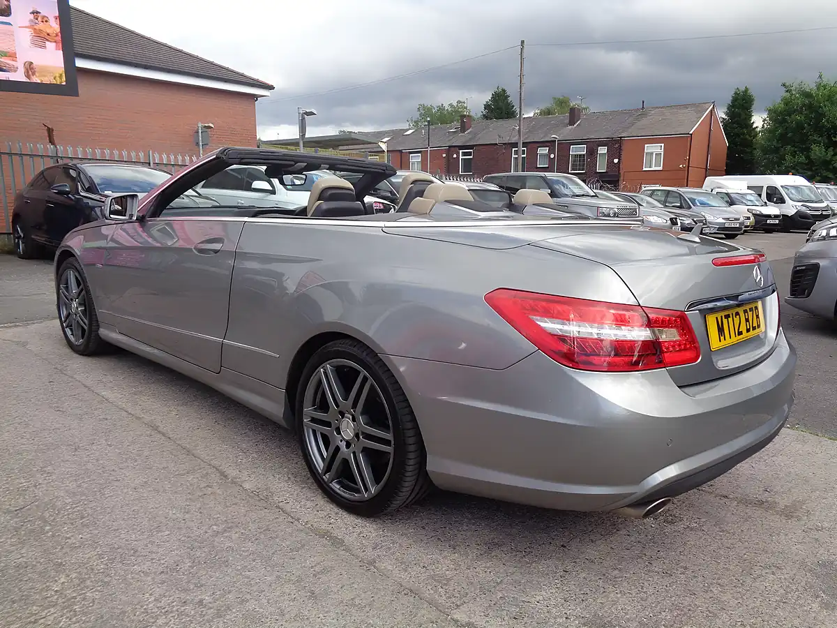 Used 2012 Mercedes-Benz E Class Sport Cabriolet Silver - Interior and Exterior details 8