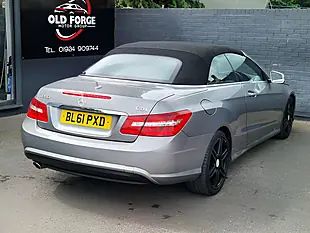 Used 2012 Mercedes-Benz E Class Sport Cabriolet Silver - Interior and Exterior details 11