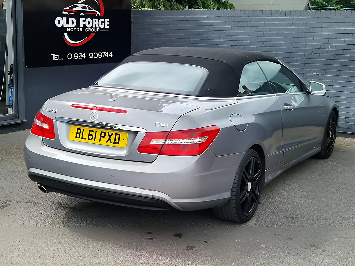Used 2012 Mercedes-Benz E Class Sport Cabriolet Silver - Interior and Exterior details 11