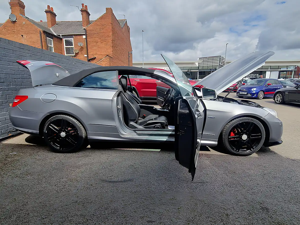 Used 2012 Mercedes-Benz E Class Sport Cabriolet Silver - Interior and Exterior details 14