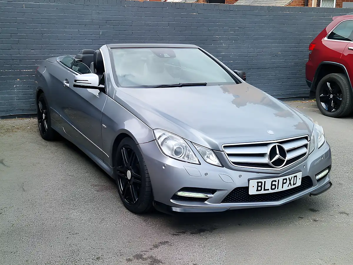 Used 2012 Mercedes-Benz E Class Sport Cabriolet Silver - Interior and Exterior details 3