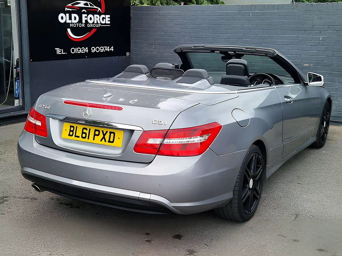 Used 2012 Mercedes-Benz E Class Sport Cabriolet Silver - Interior and Exterior details 8