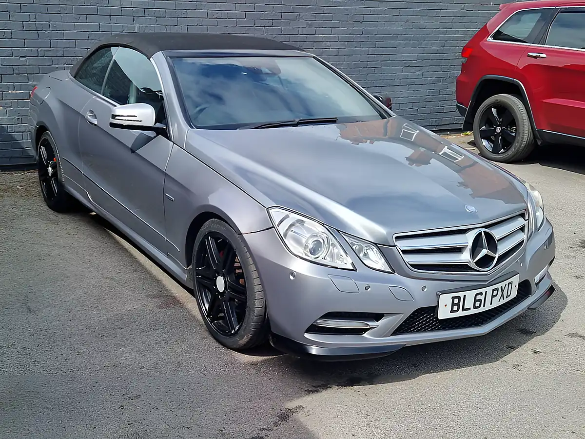 Used 2012 Mercedes-Benz E Class Sport Cabriolet Silver - Interior and Exterior details 9