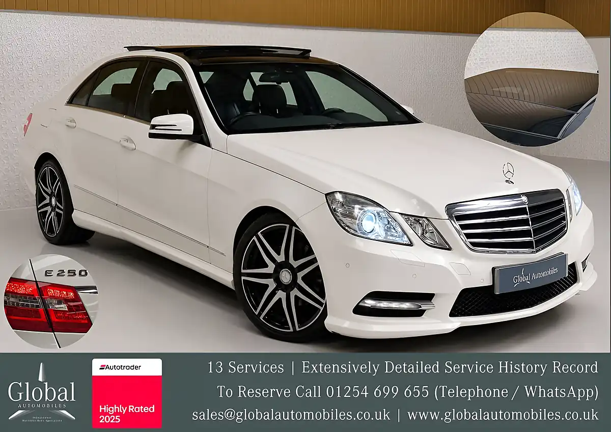 Used 2012 Mercedes-Benz E-Class Sport Designo Diamond White - Interior and Exterior details 3