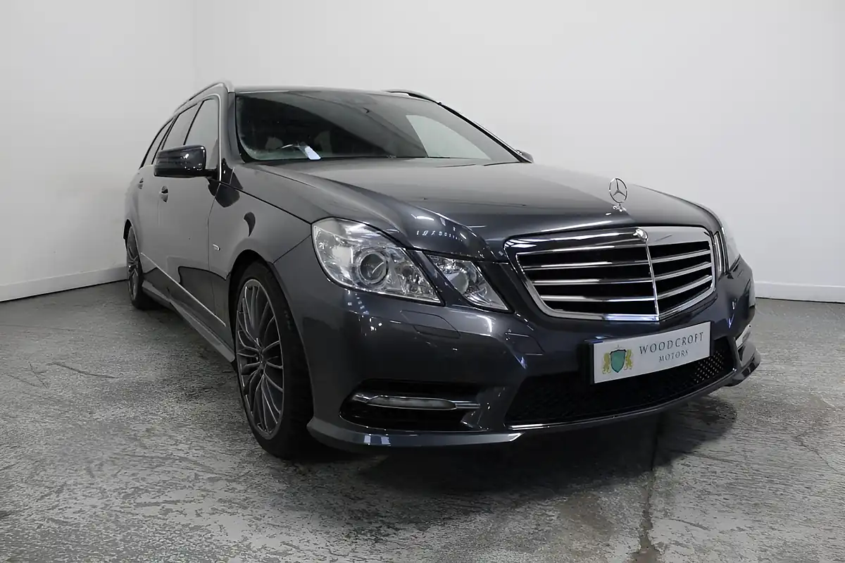 Used 2012 Mercedes-Benz E Class Sport Grey - Front View
